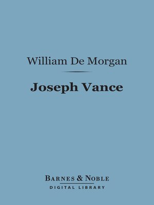 cover image of Joseph Vance (Barnes & Noble Digital Library)